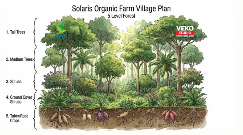 เกษตรประณีตแบบ ไม้ 5 ระดับ