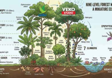 สวนป่าเกษตรประณีต 9 ระดับ